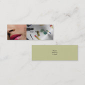 Carte De Visite Mini Composez l'artiste (Devant / Derrière)