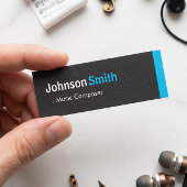 Carte De Visite Mini Compositeur de musique - Personal Aqua Blue Mini