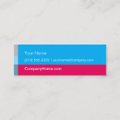 Carte De Visite Mini Conception de bloc mini AVANT JÉSUS CHRIST, rouge (Dos)