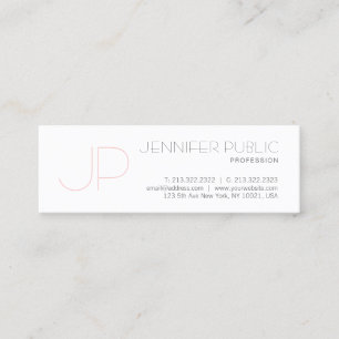 Carte De Visite Mini Conception de luxe professionnelle minimale de mon