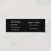 Carte De Visite Mini Conception de style Camo de la peau de serpent ver (Dos)