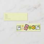 Carte De Visite Mini Conception de voyage (Devant / Derrière)