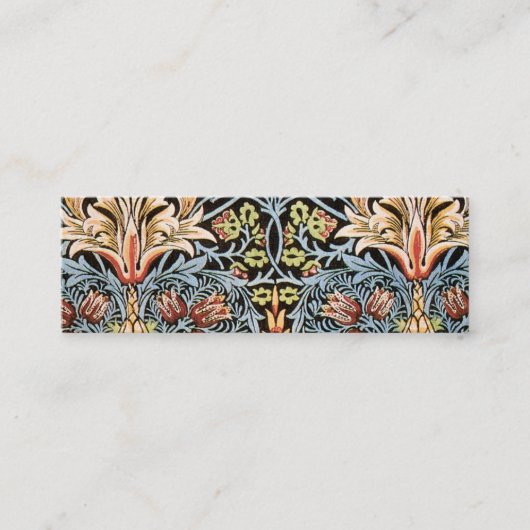 Carte De Visite Mini Conception de William Morris Snakeshead (Devant)