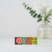 Carte De Visite Mini Conception du mini-carte de visite Posh (Debout devant)