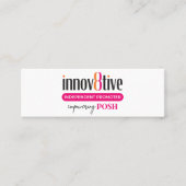 Carte De Visite Mini Conception du mini-carte de visite Posh (Devant)