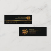 Carte De Visite Mini Conception élégante de boîte entreposant la ligne (Devant / Derrière)