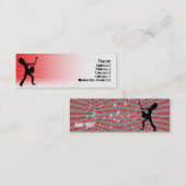 Carte De Visite Mini Confiture de guitare - maigre (Devant / Derrière)