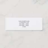 Carte De Visite Mini Consoude Elegante (Dos)