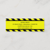 Carte De Visite Mini construction (Dos)