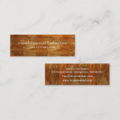 Carte De Visite Mini construction (Devant / Derrière)