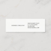 Carte De Visite Mini Consultant Eclipse (Dos)