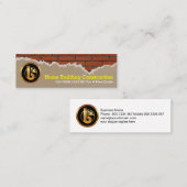 Carte De Visite Mini Contractant de Cimenterie Creative Wall (Devant / Derrière)