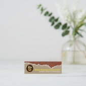 Carte De Visite Mini Contractant de Cimenterie Creative Wall (Debout devant)