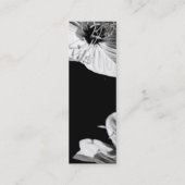 Carte De Visite Mini Conversation1Photographie florale Mini Carte de vi (Dos)