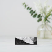 Carte De Visite Mini Conversation1Photographie florale Mini Carte de vi (Debout devant)