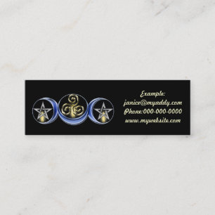 Carte De Visite Mini Copie lunaire de spirale de lune, exemple :