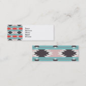 Carte De Visite Mini Copies tribales aztèques de Natif américain de (Devant / Derrière)