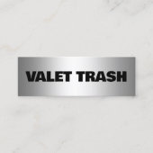 Carte De Visite Mini Corbeille de valet (Devant)