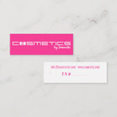 Carte De Visite Mini Cosmétique - Prix (Devant / Derrière)