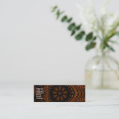 Carte De Visite Mini Cosse aztèque (Debout devant)