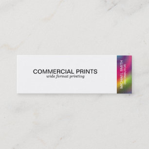 Carte De Visite Mini Couleur demi-ton