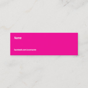 CARTE DE VISITE MINI COULEURS DE FACEBOOK