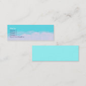Carte De Visite Mini couleurs du ciel (Devant / Derrière)