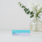 Carte De Visite Mini couleurs du ciel (Debout devant)