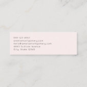 Carte De Visite Mini Couple mignon en amour (Dos)