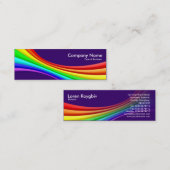 Carte De Visite Mini Courbe de spectre 3d - Prope Purple 330066 (Devant / Derrière)