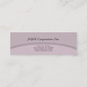 Carte De Visite Mini Courbe grise pâle (Dos)