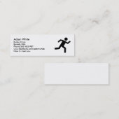 Carte De Visite Mini Coureur - courant (Devant / Derrière)