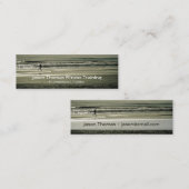 Carte De Visite Mini Coureur de plage (Devant / Derrière)