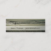 Carte De Visite Mini Coureur de plage (Dos)