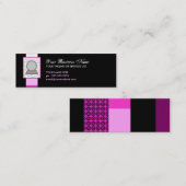 Carte De Visite Mini coussin de motif (Devant / Derrière)