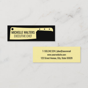 Carte De Visite Mini Couteau de nettoyage des bouchers