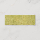 Carte De Visite Mini Coutume celtique verte de parchemin de shamrock de (Dos)