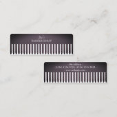 Carte De Visite Mini Couverture professionnelle drôle de salon de (Devant / Derrière)