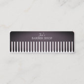 Carte De Visite Mini Couverture professionnelle drôle de salon de (Devant)