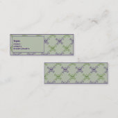 Carte De Visite Mini Crânes (Devant / Derrière)