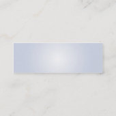 Carte De Visite Mini Cravate bleue - maigre (Dos)