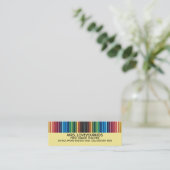 Carte De Visite Mini Crayons colorés (Debout devant)