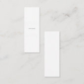 Carte De Visite Mini Create Your Own wedding custom Flat Note Card (Devant / Derrière)