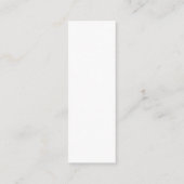 Carte De Visite Mini Create Your Own white (Dos)
