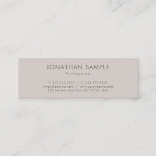 Carte De Visite Mini Créatif Simple Graphic Moderne Plaine Luxe tendanc