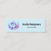 Carte De Visite Mini Créature Mer Dauphin Cute (Devant)