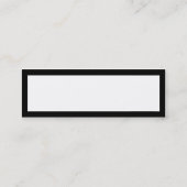 Carte De Visite Mini Créez votre propre (Dos)