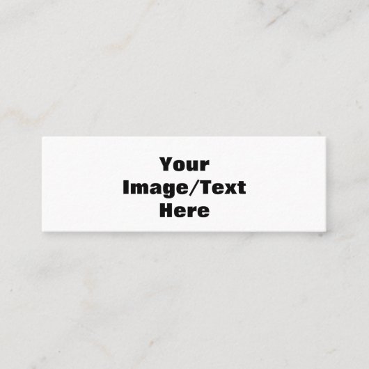 Carte De Visite Mini Créez Votre Propre  (Devant)