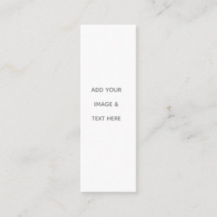 Carte De Visite Mini Créez votre propre blanc