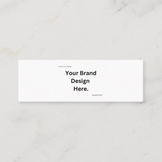 Carte De Visite Mini Créez votre propre conception et impression (Devant)